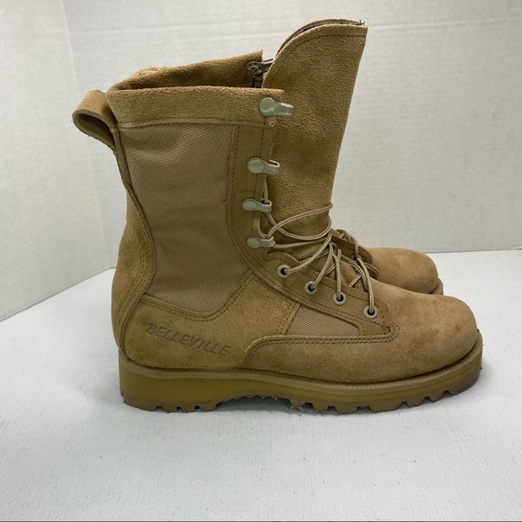 Belleville Military Army Boots Sz 6.5R Desert 3 Layer Temperate Weather Goretex. - Picture 4 of 9